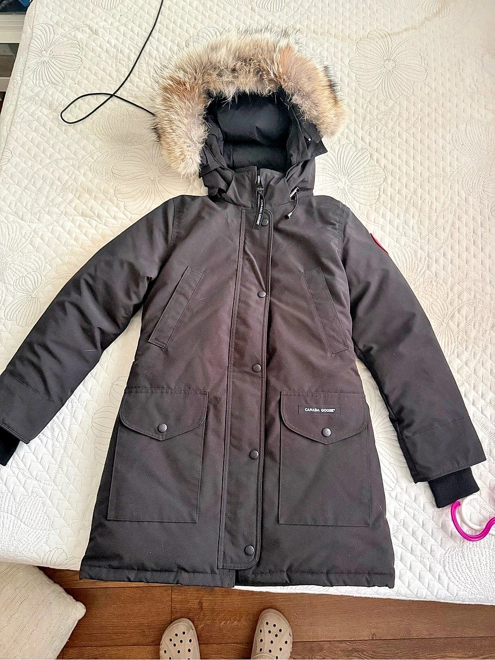 Canada Goose Fusion Fit Parka Black Parka Size Small NWT Trillium
